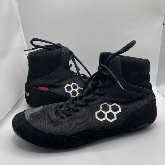 Rudis Wrestling Shoes Men's Size 10.5 Black Activewear Team Sports Unisex - Picture 3 of 7